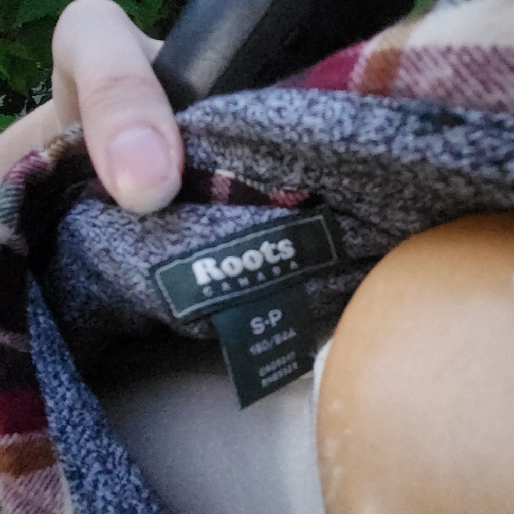 Roots Canada Plaid Flannel Shirt‎ Button Up Long Sleeve Casual Small S - Picture 4 of 7